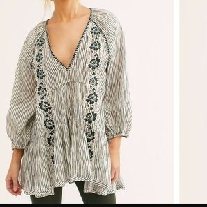 FREE PEOPLE Another Special Day Tunic Boho Top Size Small